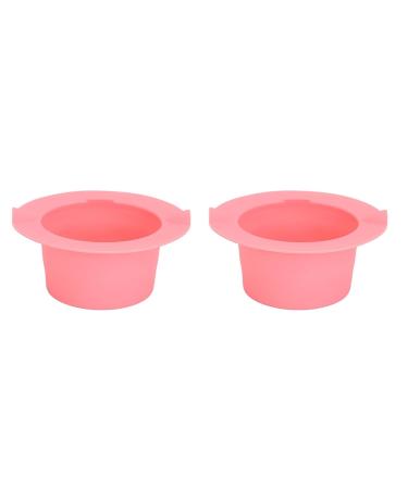 Buy Pink Wax Warmer Bowl & Pot Set - 2 Pack Silicone for Home Use | International Shipping Available - Buy Online on GoSupps.com