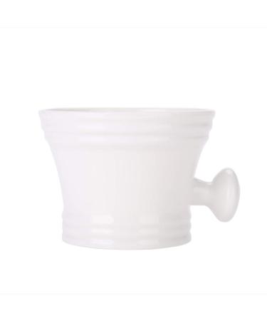 Shaving Soap Bowls Plastic Shaving Bowl Plastic Shaving Bowl for Shaving Soap (White)