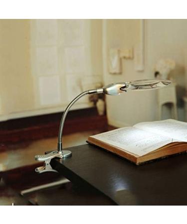 Magnifiers 2.5X10XMagnifying Glass Desktop Magnifying Glass with Lamp Old Man Reading Clock HD Repair Children's Magnifying Glass Suitable Compatible with Visual Aid Desktop Ma - Buy Online on GoSupps.com