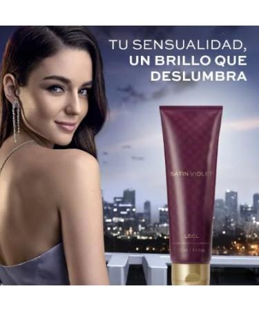 L'Bel Satin Violet Fragance body cream/Crema perfumada corporal 130 ml / 4.4 fl.oz. - Buy Online on GoSupps.com