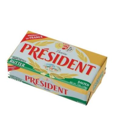 President Salted Butter, 7 Ounce -- 20 per case.