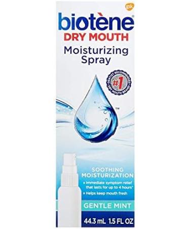 Biotene Moisturizing Mouth Spray Gentle Mint 1.5 FL OZ - Instant Relief for Dry Mouth - Buy Online on GoSupps.com