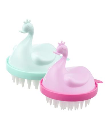 CLISPEED 8 Pcs Massage Shampoo Comb & Dog Grooming Brush - Manual Scrubbing PP for Kids & Pets | Best Care & Grooming Tools - Buy Online on GoSupps.com