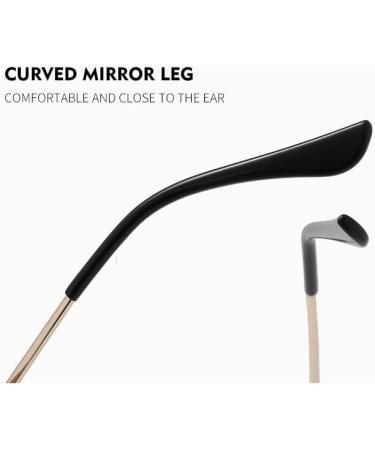 Buy Blue Light Blocking Cat-Eye Reading Glasses | Fatigue Relief Oversized Eyewear +0.00 Red-Golden | International Shipping Available - Buy Online on GoSupps.com