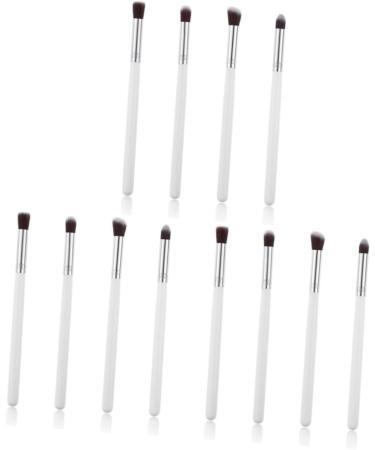 Baluue 12 Pcs Eye Make-up Brush Kit Eye Kits Pencil Brush Blush Brush Beauty Makeup Tool Makeup White - Buy Online on GoSupps.com