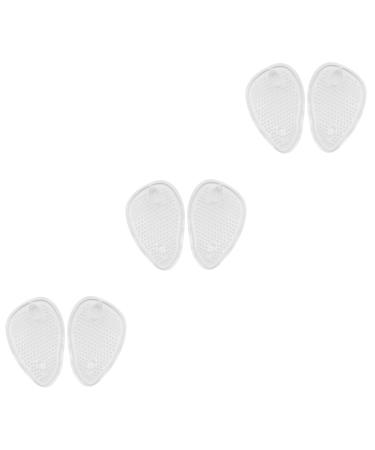 FOMIYES 12 Pairs Forefoot Gel Pad Foot Protector Reflexology Foot Mat High Heel Insoles Gel Insole for High Heel Forefoot Padding Metatarsal Pads Cushion Arch Sole of Foot Protective Pad
