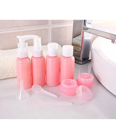WOIWO 9-Piece Travel Kit - Plastic Spray Bottles Lotion Shampoo & Cosmetic Containers for International Shipping - Buy Online on GoSupps.com