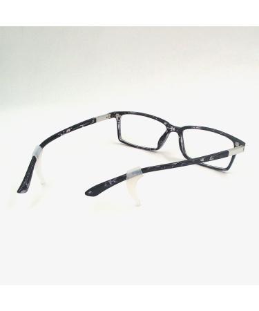 Hyshina Eyeglass Ear Grip Hooks - 12 Pairs Anti-Slip Silicone Temple Tips | Transparent Eyeglass Holder for Comfort and Security - Buy Online on GoSupps.com