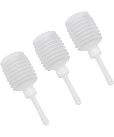 YWBL-WH Enema Pear Bottle Set - 10 Disposable 200ml Syringes for Women | Home Use with Toilet Booster - Safe & Convenient - Buy Online on GoSupps.com