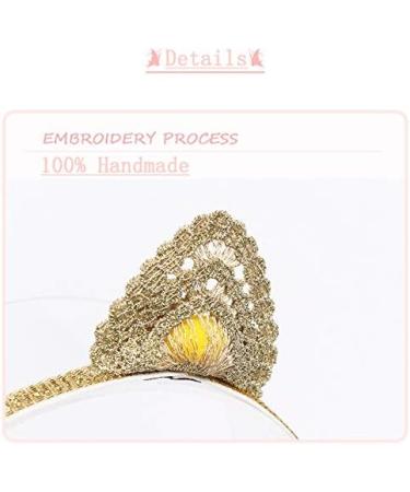 Handmade Lace Cat Ears Headband | Cute Girl Hair Accessories - Buy Online on GoSupps.com