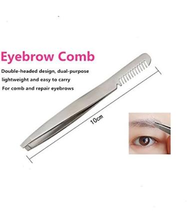 Yimart Professional Eyebrow Tweezer Set - Stainless Steel Eye Lashes Tweezers Kit for False Eyelash Extensions - 7Pcs Makeup Tool Set - Buy Online on GoSupps.com