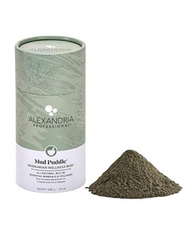 Mud Puddle - Hungarian Wellness Mud Face and Body Healing Mask, Detox Pores, Rejuvenate, Even Skin Tone. 100% Natural, Raw Mud Rich in Minerals and Collagen (24 Ounce)