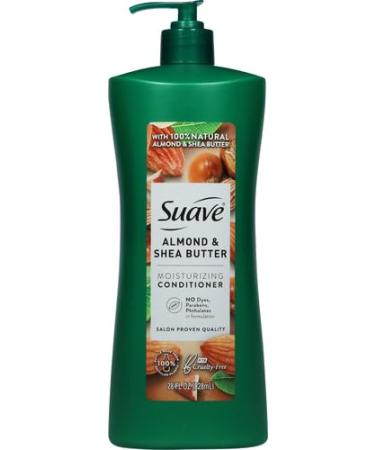 Suave Professionals Moisturizing Conditioner for Dry Hair | Almond & Shea Butter | Paraben-Free Dye-Free | 28 oz - Hydrate & Nourish - Buy Online on GoSupps.com