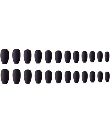 Dajidafu 1 Set Nails for Women Frosted Long Artificial Matte Fingernails Decals Wraps Full Cover Ballerina Gifts Manicure Kit Type 15 - Buy Online on GoSupps.com