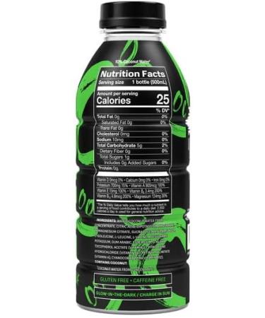 Prime Hydration Glowberry - (Pack of 2) - BLACK EDITION - By Logan Paul & KSI - 2 x 500ml Bottle Coconut 500 ml (Pack of 2) - Buy Online on GoSupps.com