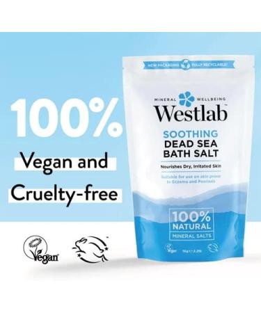 Piuess Westlab Dead Sea Salt - Resealable Bag - 1kg - Buy Online on GoSupps.com