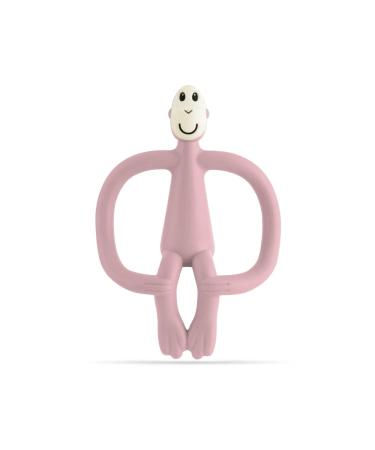 Matchstick Monkey Teething Toy  Dusty Pink 6 - 18 Month Original Monkey Teether Dusty Pink