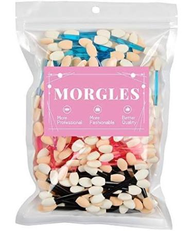 MORGLES 200 PCS Disposable Eyeshadow Applicators | Sponge Eye Brushes | Multicolored | Pack of 1 - Buy Online on GoSupps.com