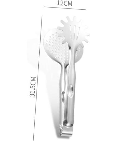 Frcolor Stainless Steel Grill Tongs - Versatile Kitchen Tool for Roasting Fish & Frying | Food Clip & Oil Strainer | Ideal for Cooking & Baking - Buy Online on GoSupps.com