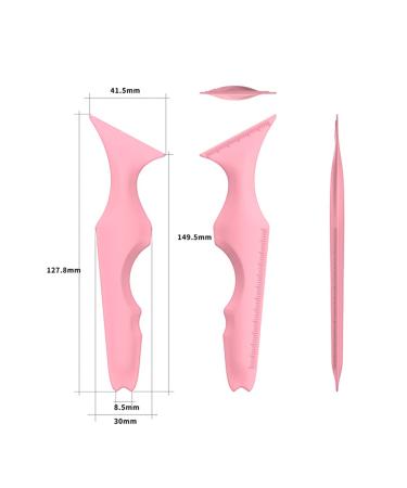HGGES 5 In 1 Silicone Eyeliner Stencils - Reusable Makeup Tool for Beginners (2pcs) - Buy Online on GoSupps.com
