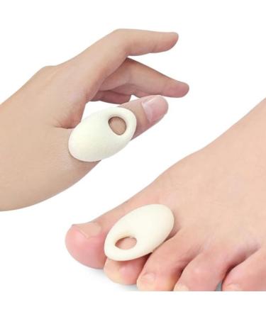 Minkissy 2pcs Toe Corn Pads - Reusable Soft Toe Tubes for Corns, Blisters, and Hammertoes - Buy Online on GoSupps.com