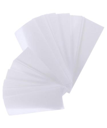 2 Paquets Petits 100 Pcs 2 Paquets Grands 100 Pcs) Bandes de Cire D pilatoires Jetables pour pilation Mains Pieds et Sourcils
