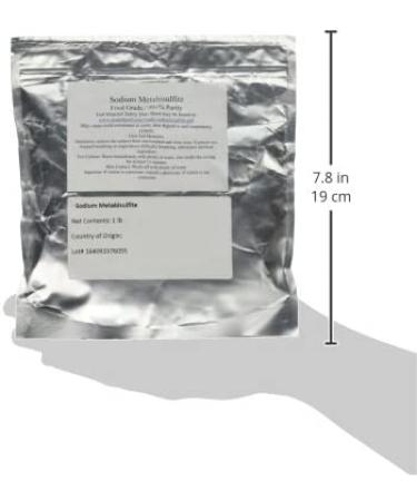 Sodium Metabisulfite Food/Photo Grade 98.6% Purity - 1 lb Bag - Buy Online on GoSupps.com