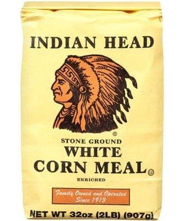 Indian Head Stone-Ground White Corn Meal 907g (2LB) - Premium Quality - Buy Online on GoSupps.com