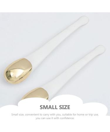 3 Pi ces De Massage Applicateur De Cr me Contour Des Yeux Applicateur De Cr me Sous Les Yeux Gadgets De Maquillage Cuill re Cosm tique M tal Cuill re Cr me Masque Facial - Buy Online on GoSupps.com