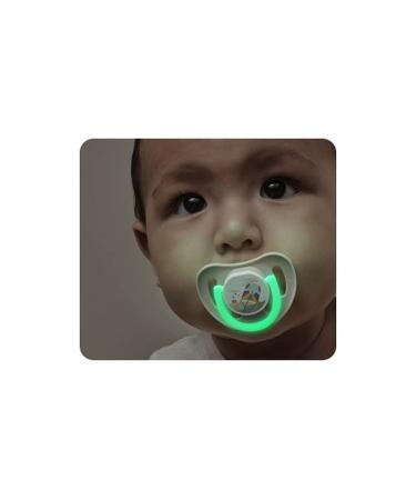 Petinube Silicone Pacifier w/ Individual Case, BPA Free, Glow in Dark, Korea Made - Warm Beige Kite 0-6 Months - Buy Online on GoSupps.com