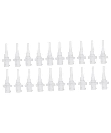 Ipetboom 20pcs Disposable Ear Washer Tips for Earwax Removal Safe Material Ear Cleaning Nozzles Compatible Wash Systems