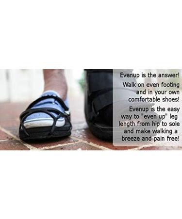 EvenUp Shoe Raise | Leg Length Correction | 3 Height Options | Size Small UK 3.5-7 | Pack of 1 - Buy Online on GoSupps.com