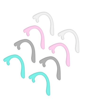 Frcolor 4 pairs mask cable hook earreman adjuster mouth facial cover earrings.