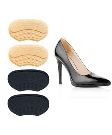 Heel Grips for Womens Shoes | Heel Pads for Shoes That are Too Big | Shoe Heel Protectors Inserts Liners for Women Shoes (4 Pairs)