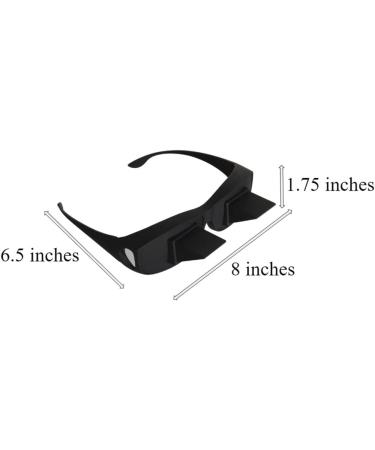 Horizontal Reading Glasses for Bedridden Readers - Prism Glasses for Comfortable Reading & TV Watching in Bed | Prevent Neck Fatigue Spectacles - Buy Online on GoSupps.com