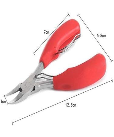 PSGS Toe Nail Clippers Ingrown Toenail Podiatry Correction Nippers Cuticle Cutters Dead Skin Remover Pedicure Foot Care Tool (Color : Red) - Buy Online on GoSupps.com