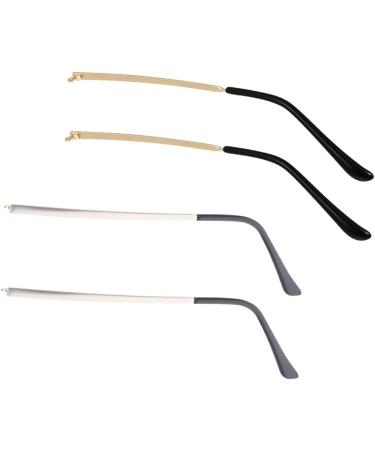 Ultechnovo 10 Pairs of Metal & Plastic Glasses Replacement Legs - Durable Spectacle Arm & Sunglasses Brackets with Screwdriver - Color Sorted 5 St. Pack - Buy Online on GoSupps.com