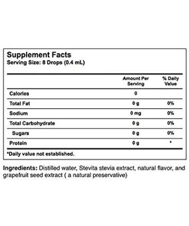 Stevita Organic Stevia Liquid - 1.35 oz (Pack of 3) - Natural Sweetener - Buy Online on GoSupps.com