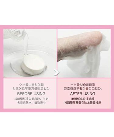 Compressed Face Mask 100pcs - Silk Natural Skin Care Masks for Crafting | International Shipping - Buy Online on GoSupps.com
