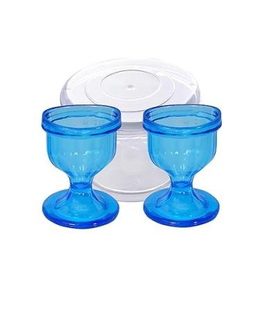 Eye Wash Cup Cleaning Cup Tool Effective Eye Rinse Clean Dust Makeup Irritants Portable Reusable Eye Cups for Eye Wash Eye Washer Cup Tool Set of 2 Eye Cup