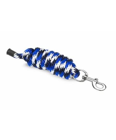 Connection trick for horses and ponies Start Hard PP rope 2m with classic carabiner hook and panic (royal blue/marine/white Snap) K nigsblau/Marine/White Karabiner hook