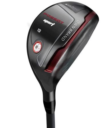 POSSOT Golf Hybrid, Utility Golf Clubs with 40 Inch Black Graphite Shaft, Hybrid Golf Clubs for Men and Woman, Regular and Stiff Flex