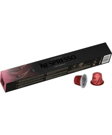 Nespresso Colombia Pack of 5 boxes of 10 tight espresso capsules (50 capsules in total) - Buy Online on GoSupps.com