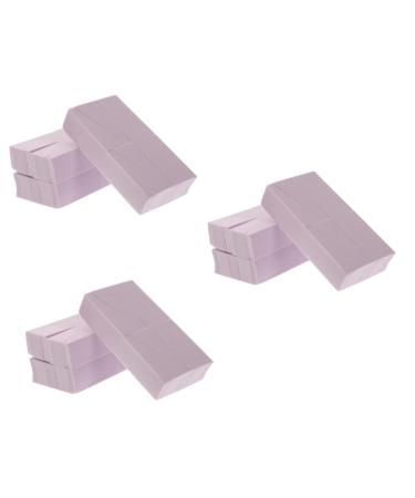 MAGICLULU 72 Pcs Nail Gradient Sponge Makeup Accessories Makeup Nail Polish Sponge DIY Nail Gradient Nail Manicure Sponge Nail Art Tools Eye Shadow Wedges Simple Purple Seal