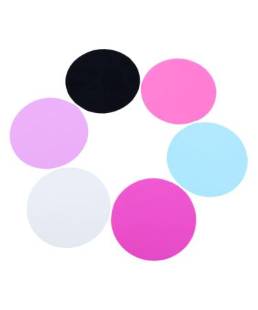 minkissy Nail Art Kit 6 Piece Mixing Plate Manicure Palette For Nail Polish Shadow Pigment Easy To Use