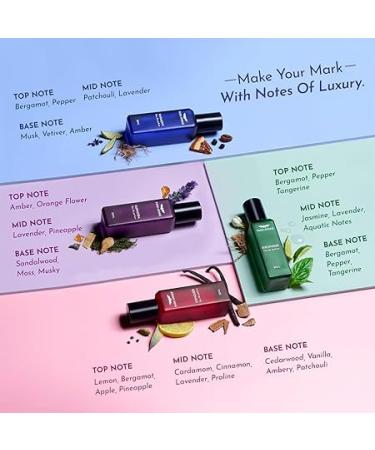 Luxury Perfume Gift Set for Men 4x20 ml | Euphoria Conquer Harmony & Discoverer Perfume | Eau De Parfum | Premium Luxury Perfume for Corporate Man | Long lasting Fragrance | Gift for men - Buy Online on GoSupps.com