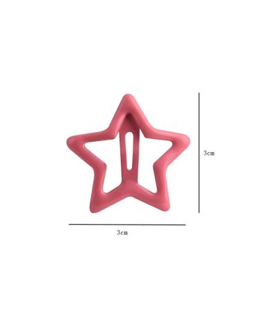 20-Piece Multicolor Metal Hair Snap Clips for Women - Star Hair Barrettes | Hair Accessories - Buy Online on GoSupps.com