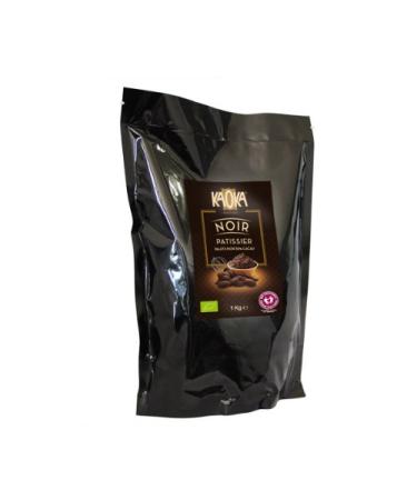 Kaoka - Dark Chocolate Palets 55% 1Kg - Sold per unit