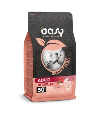 OASY Grain Free Adult MEDIUMLARGE TURKEY CROQUETTES. 2.5KG