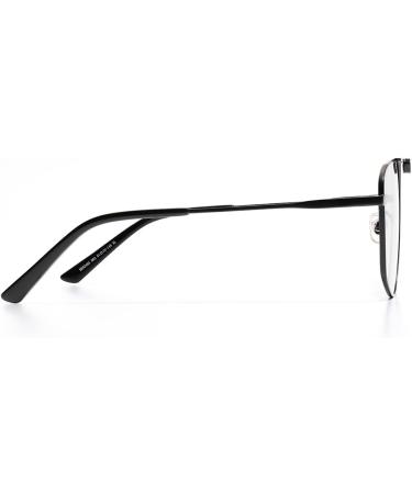 Buy iSHEEP Premium Blue Light Blocking Glasses for Men & Women - Stylish Oversized Square Aviator Frame with Anti Glare UV Filter (SIS-BL - Buy Online on GoSupps.com